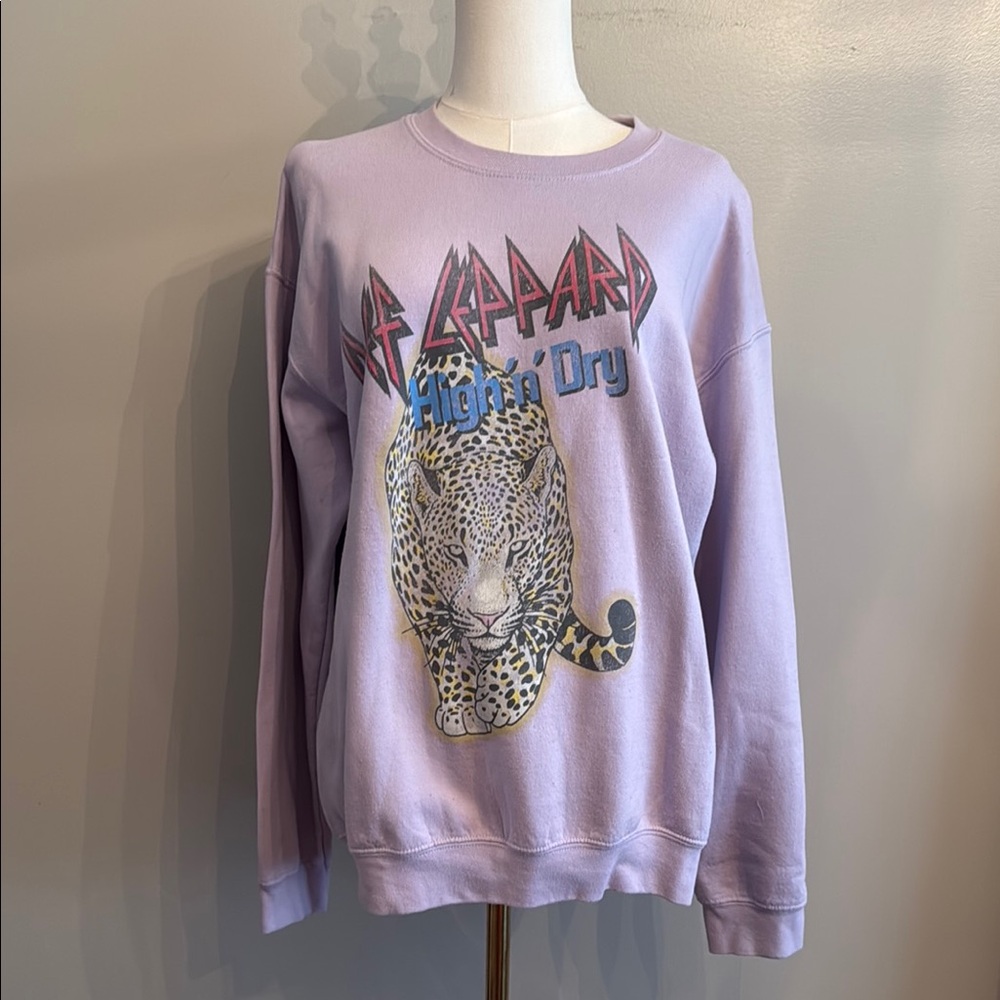 Graphic Lavender Sweater
